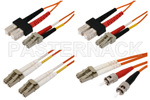 LC Duplex Multimode Fiber Optic Cables