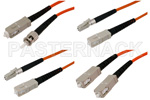 SC Simplex Multimode Fiber Optic Cables