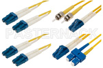 LC Duplex Single Mode Fiber Optic Cables UPC