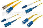 SC Simplex Single Mode Fiber Optic Cables UPC