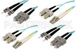 SC Duplex 50 / 125 Multimode Fiber Optic Cables