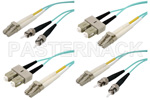 LC Duplex 50 / 125 Multimode Fiber Optic Cables