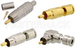 75 Ohm RCA Connectors