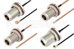 UMCX 2.5 Plug to Type N Female Cable Assemblies