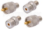 UHF to Type F 75 Ohm Adapters