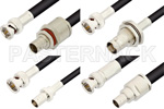BNC Female 75 Ohm to BNC Male 75 Ohm Cable Assemblies