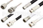 Type F Male 75 Ohm to BNC Male 75 Ohm Cable Assemblies