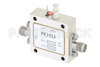 50 Ohm SMA Amplifier Operating From 6000 MHz To 18000 MHz With 21 dB Gain And 13 dB P1dB