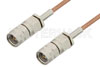 Reverse Thread SMA Male to Reverse Thread SMA Male Cable 12 Inch Length Using RG178 Coax