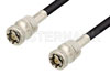 QD SMA Male to QD SMA Male Cable 36 Inch Length Using RG58 Coax