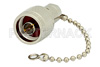 50 Ohm 0.5 Watts Brass N Male RF Load With Chain Up To 1 GHz