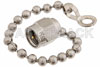 50 Ohm 1 Watts Precision Stainless Steel SMA Male RF Load With Chain Up To 18 GHz