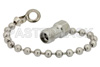 50 Ohm 1 Watts Precision Stainless Steel SMA Female RF Load With Chain Up To 26.5 GHz
