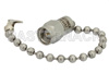 50 Ohm 2 Watts Precision Stainless Steel SMA Male RF Load With Chain Up To 18 GHz