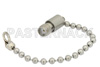 50 Ohm 2 Watts Precision Stainless Steel SMA Female RF Load With Chain Up To 18 GHz