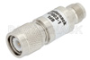 1dB Fixed Attenuator, TNC Female To TNC Male Brass Nickel Body Rated To 1 Watt Up To 2000 MHz
