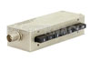 45.5dB Step Attenuator, BNC Female To BNC Female Brass Nickel Body With 0.5dB Step Rated To 4 Watts Up To 750 MHz