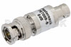 6dB Fixed Attenuator, 75 BNC Female To 75 BNC Male Brass Nickel Body Rated To 1 Watt Up To 1000 MHz