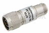10dB Fixed Attenuator, 75 N Female To 75 N Male Brass Nickel Body Rated To 1 Watt Up To 1000 MHz