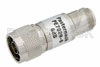 6dB Fixed Attenuator, 75 N Female To 75 N Male Brass Nickel Body Rated To 1 Watt Up To 1000 MHz
