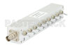 82.5dB Step Attenuator, BNC Female To BNC Female Aluminum Body With 0.5dB Step Rated To 1 Watt Up To 1000 MHz