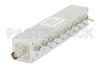 102dB Step Attenuator, BNC Female To BNC Female Aluminum Body With 1dB Step Rated To 1 Watt Up To 1000 MHz