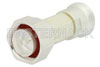 10dB Fixed Attenuator, 7/16 DIN Male To 7/16 DIN Female Brass White Bronze Plated Body Rated To 5 Watts Up To 7500 MHz