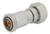 2dB Fixed Attenuator, 7/16 DIN Male To 7/16 DIN Female Brass White Bronze Plated Body Rated To 5 Watts Up To 7500 MHz