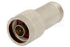 30dB Fixed Attenuator, 75 N Male To 75 N Female Brass Nickel Body Rated To 2 Watts Up To 4000 MHz