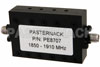 4 Section Band Pass Filter Operating From 1850 MHz To 1910 MHz With 250 MHz Band Pass