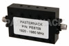 4 Section Band Pass Filter Operating From 1920 MHz To 1980 MHz With 250 MHz Band Pass