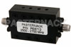4 Section Band Pass Filter Operating From 2500 MHz To 2700 MHz With 900 MHz Band Pass