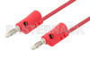 Banana Plug to Banana Plug Cable 60 Inch Length Using Red Wire