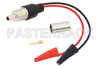 Breakout Assembly Crimp On For RG59 To Miniature Alligator Clips