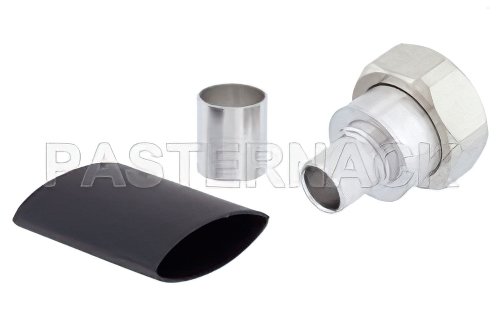 7/16 DIN Male Connector Crimp/Non-Solder Contact Attachment For LMR-600, PE-C600, IP68 Rated