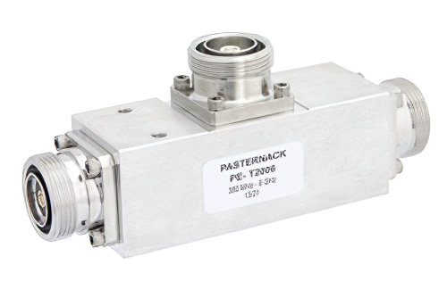 Low PIM 7 dB 7/16 DIN Unequal Tapper Optimized For Mobile Networks From 350 MHz to 5.85 GHz Rated to 300 Watts