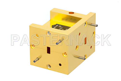 Waveguide Down Converter Mixer WR-19 From 40 GHz to 60 GHz, IF From DC to 18 GHz And LO Power of +13 dBm, UG-383/U Flange, U Band