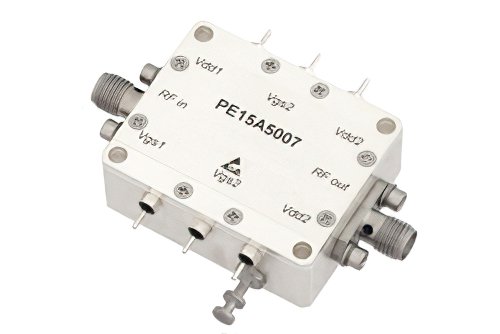 7.9 Watt Psat, 2.6 GHz to 4.2 GHz, High Power GaAs Amplifier, SMA, 19 dB Gain, 47 dBm IP3, 9 dB NF