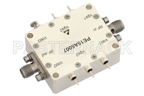 7.9 Watt Psat, 2.6 GHz to 4.2 GHz, High Power GaAs Amplifier, SMA, 19 dB Gain, 47 dBm IP3, 9 dB NF