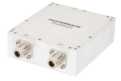 2 Way Broadband Combiner from 20 MHz to 1 GHz Type N