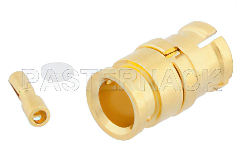 SMP Female Connector Solder Attachment for .086 Microporous
