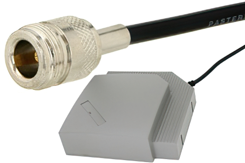 Panel Antenna Operates From 2.3 GHz to 2.5 GHz With a Nominal 9 dBi Gain N Female Input Connector on 1 ft. of RG58