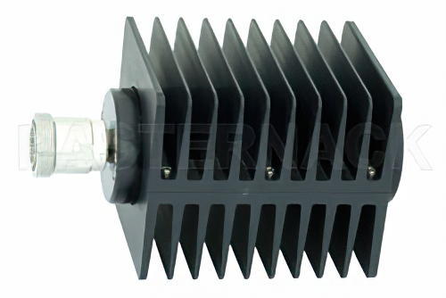 High Power 100 Watts RF Load Up To 2 GHz With 7/16 DIN Female Input Square Body Black Anodized Aluminum Heatsink