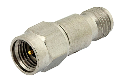 1 dB Fixed Attenuator, 2.92mm Male to 2.92mm Female Passivated Stainless Steel Body Rated to 2 Watts Up to 26.5 GHz