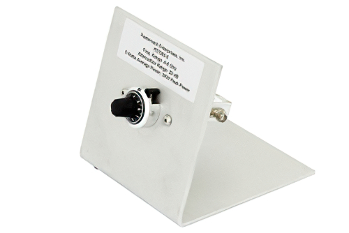 0 to 20 dB Rotary Continuously Variable Attenuator, SMA Female To SMA Female Rated To 5 Watts From 4 GHz To 8 GHz