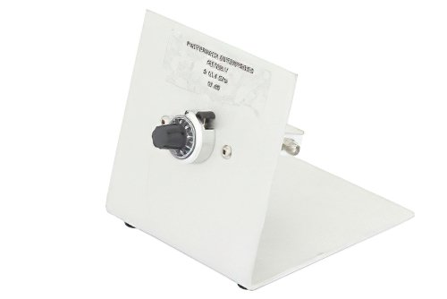 0 to 10 dB Rotary Continuously Variable Attenuator, SMA Female To SMA Female Rated To 5 Watts From 8 GHz To 12.4 GHz