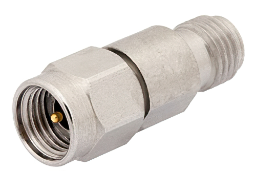 1 dB Fixed Attenuator, 2.92mm Male to 2.92mm Female Passivated Stainless Steel Body Rated to 1 Watt Up to 40 GHz