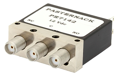 SPDT Electromechanical Relay Failsafe Switch, DC to 18 GHz, up to 85W, 12V, SMA