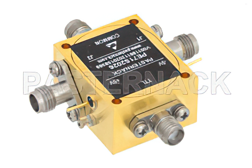 Absorptive SPDT PIN Diode Switch Operating From 100 MHz to 67 GHz Up to +27 dBm and 1.85mm