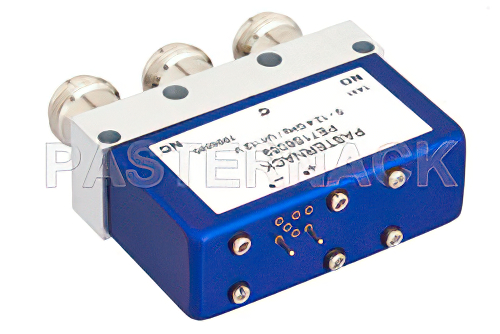 SPDT Electromechanical Relay Failsafe Switch, DC to 12.4 GHz, up to 700W, 12V, N
